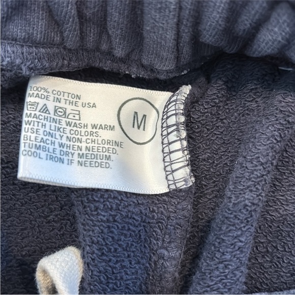 Standard Issue Cotton Sweatpants Joggers Navy Blue Medium - Picture 9 of 9